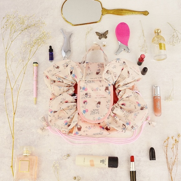 Drawstring lazy cosmetic bag/purse/cinch/organizer - Picture 2 of 6